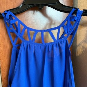 Royal blue tank